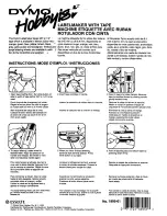 Preview for 1 page of Dymo Hobbyist Instructions