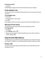 Preview for 15 page of Dymo Label Manager 210D User Manual