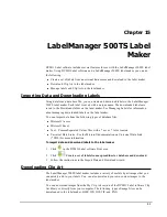 Preview for 101 page of Dymo Label v.8 User Manual