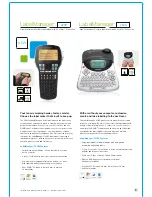 Preview for 5 page of Dymo LabelManager 120P Overview