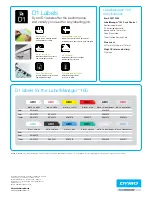 Предварительный просмотр 2 страницы Dymo LabelManager 160 Specifications