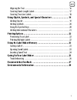 Preview for 3 page of Dymo LabelManager 260P User Manual