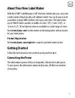 Preview for 5 page of Dymo LabelManager 260P User Manual