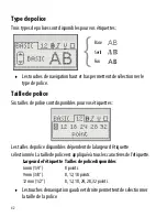 Preview for 42 page of Dymo LabelManager 260P User Manual