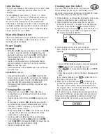 Preview for 7 page of Dymo LabelManager 300 User Manual