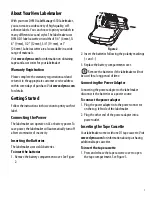 Preview for 3 page of Dymo LabelManager 350 User Manual