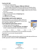 Предварительный просмотр 4 страницы Dymo LabelManager 450D Quick Start