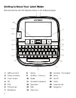 Preview for 4 page of Dymo LabelManager 500TS Quick Reference Manual