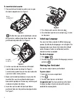 Preview for 4 page of Dymo LabelPoint 250 User Manual