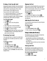 Preview for 9 page of Dymo LabelPoint 250 User Manual