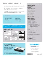 Preview for 2 page of Dymo LabelWriter 4XL Label Printer Specifications