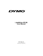 Preview for 1 page of Dymo LabelWriter SE300 User Manual