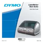 Dymo LabelWriter Twin Turbo H-1266 Quick Start Manual preview