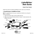 Preview for 2 page of Dymo LabelWriter Twin Turbo H-1266 Quick Start Manual