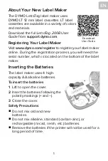 Preview for 3 page of Dymo LetraTag 200B Quick Start Manual