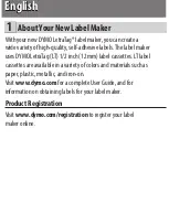 Preview for 2 page of Dymo LetraTag LT-100H Quick Start Manual