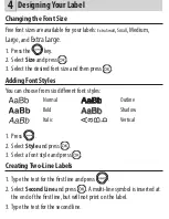 Preview for 7 page of Dymo LetraTag LT-100H Quick Start Manual