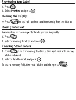 Preview for 11 page of Dymo LetraTag LT-100H Quick Start Manual