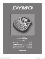 Preview for 1 page of Dymo LetraTag LT-100T User Manual