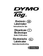 Dymo LetraTAG XM Instructions For Use Manual preview