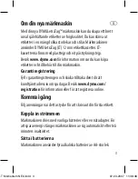 Preview for 3 page of Dymo LetrTag LT-100T (Swedish) Bruksanvisning