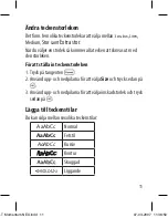 Preview for 11 page of Dymo LetrTag LT-100T (Swedish) Bruksanvisning