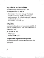 Preview for 34 page of Dymo LetrTag LT-100T (Swedish) Bruksanvisning