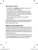 Preview for 60 page of Dymo LetrTag LT-100T (Swedish) Bruksanvisning