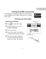 Preview for 6 page of Dymo MobileLabeler Quick Start Manual