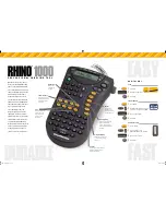 Preview for 2 page of Dymo Rhino 1000 Brochure