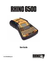 Предварительный просмотр 1 страницы Dymo Rhino 6500 User Manual