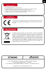 Предварительный просмотр 12 страницы Dymond Powerbase 250 Instruction