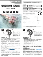 Dymond Waterproof Headset User Manual preview