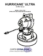 Dyna-Fog Hurricane Ultra 2794 Operation And Maintenance Manual preview