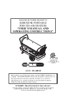 Предварительный просмотр 1 страницы Dyna-Glo Delux KFA400DGD User'S Manual And Operating Instructions