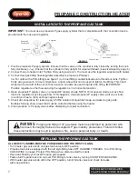 Предварительный просмотр 8 страницы Dyna-Glo DELUX LPFA43DGD User'S Manual And Operating Instructions