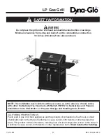 Preview for 5 page of Dyna-Glo DGP480CSP User'S Manual And Operating Instructions