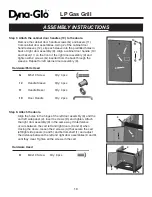 Preview for 12 page of Dyna-Glo DGP480CSP User'S Manual And Operating Instructions