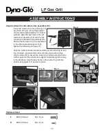 Preview for 14 page of Dyna-Glo DGP480CSP User'S Manual And Operating Instructions