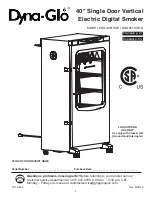 Предварительный просмотр 1 страницы Dyna-Glo DGU951SSE Owner'S Manual