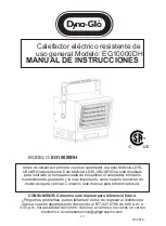 Preview for 17 page of Dyna-Glo EG10000DH User'S Manual And Operating Instructions