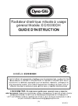 Preview for 32 page of Dyna-Glo EG10000DH User'S Manual And Operating Instructions