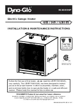 Dyna-Glo EG4800DGP Installation & Maintenance Instructions Manual preview