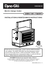 Предварительный просмотр 1 страницы Dyna-Glo EG5000DGC Installation & Maintenance Instructions Manual