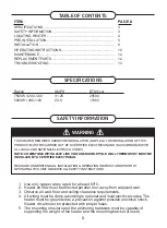 Preview for 3 page of Dyna-Glo EG7500DGC Installation & Maintenance Instructions Manual