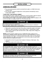 Preview for 9 page of Dyna-Glo EG7500DGP Installation & Maintenance Instructions Manual