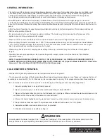 Preview for 3 page of Dyna-Glo HA1360BK User'S Manual And Operating Instructions