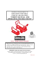 Dyna-Glo KFA135C User Manual preview