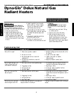 Preview for 6 page of Dyna-Glo RA100NGDGD Operating Instructions & Parts Manual