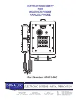 Dyna Lec 65032-300 Instruction Sheet предпросмотр